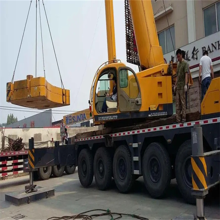 宁波当地吊车出租|机器吊装|75吨|工厂搬迁服务