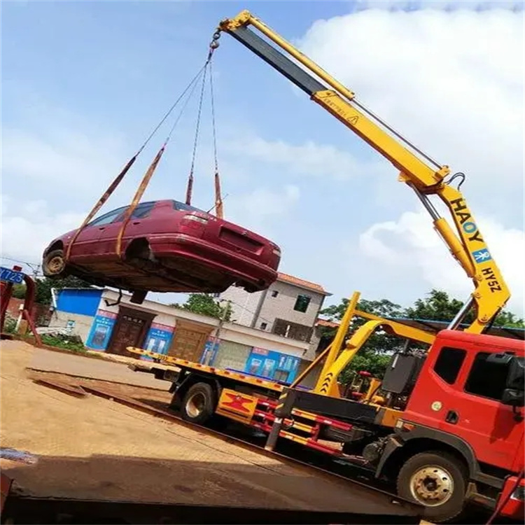 宁波吊车吊汽车的正确方法